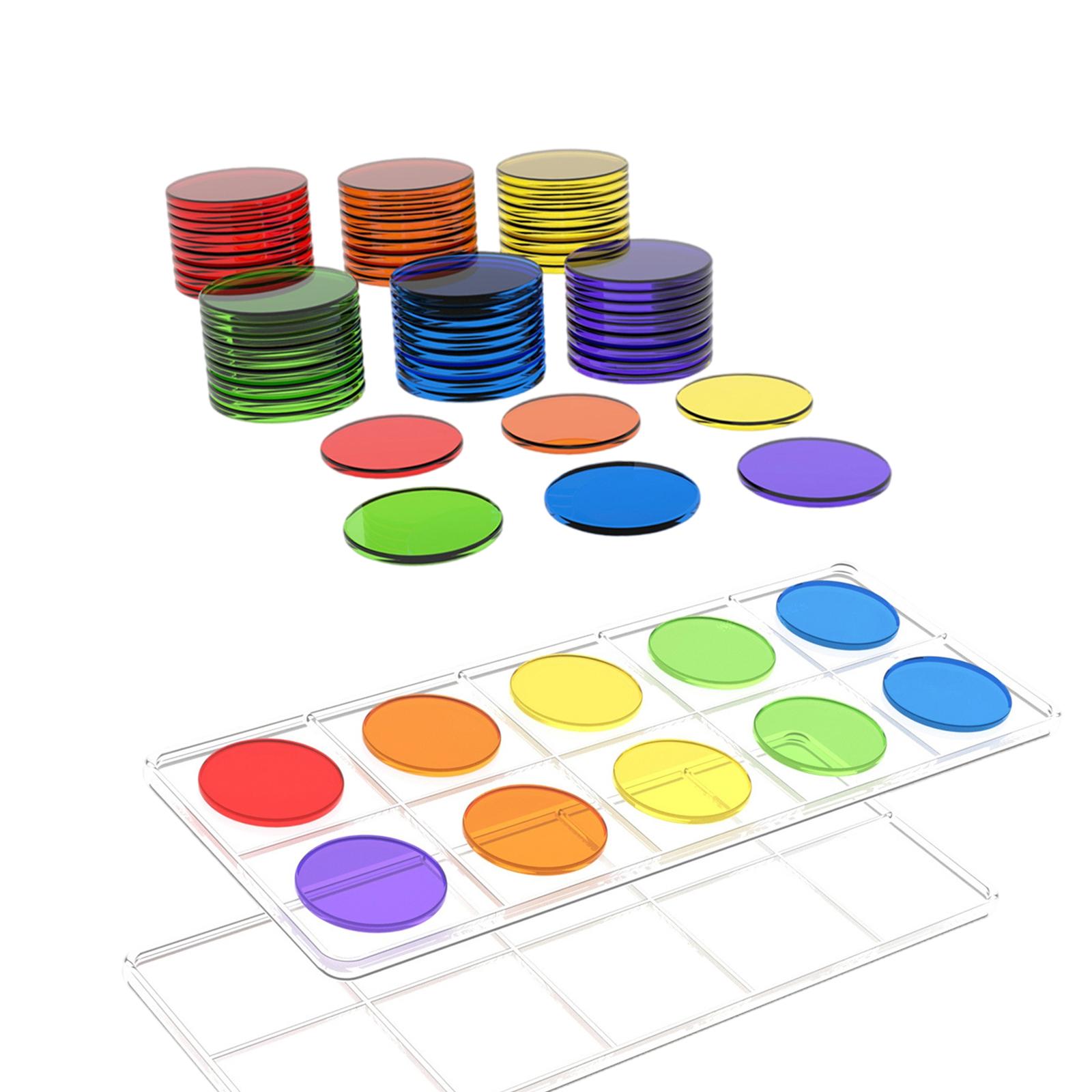 Math Manipulative Set - ชุดสิบเฟรมสำหรับห้องเรียนและการเรียนหนังสือที่บ้านกระดานของเล่นกิจกรรม10เฟรมสำหรับเด็ก