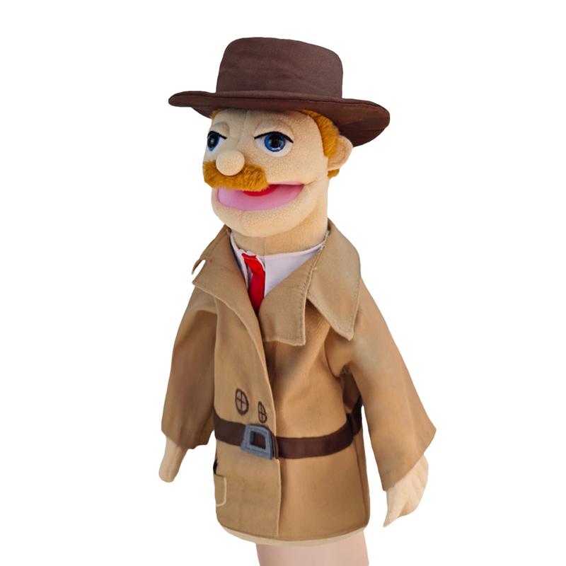 Kids Doctor Education - อาชีพหุ่นมือCookนักผจญเพลิงFarmer WorkerนักสืบDoctorตุ๊กตาPlushieของเล่นเพื่อการศึกษาเด็กนุ่มการศึกษาหุ่น