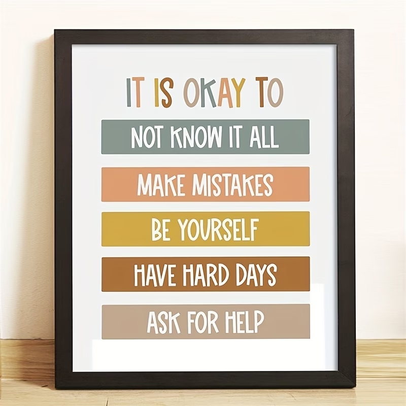 Kids Education Quote - คำคมการศึกษาในห้องเรียนสไตล์โบฮีเมียนสมัยใหม่ พิมพ์ภาพบนผ้าใบ โปสเตอร์ภาพสำหรับห้องเด็ก ห้องนอน ตกแต่งบ้าน
