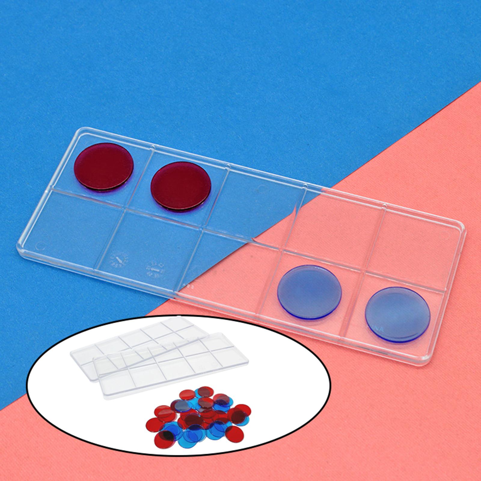 Math Manipulative Set - ชุดสิบกรอบสำหรับการเรียนรู้คณิตศาสตร์ในบ้าน เหมาะสำหรับห้องเรียนระดับประถมศึกษา