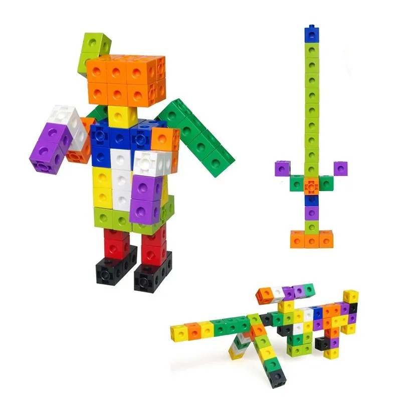 ชุดลูกบาศก์เชื่อมต่อ 100 ชิ้น  - Math Manipulative Set บทวิจารณ์และราคา
