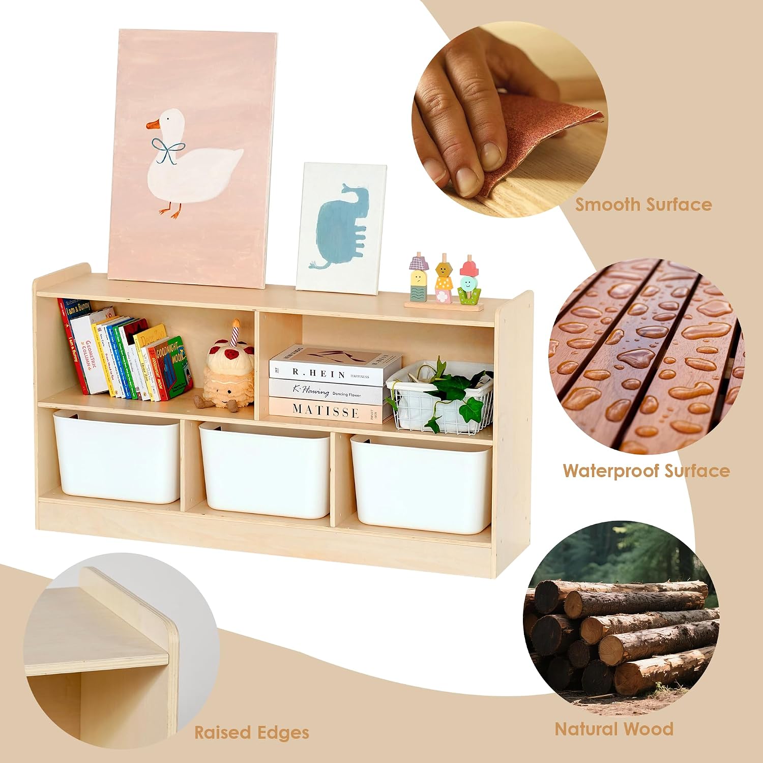 ชั้นวางหนังสือและของเล่นมอนเตส - Montessori Shelf Toy บทวิจารณ์และราคา