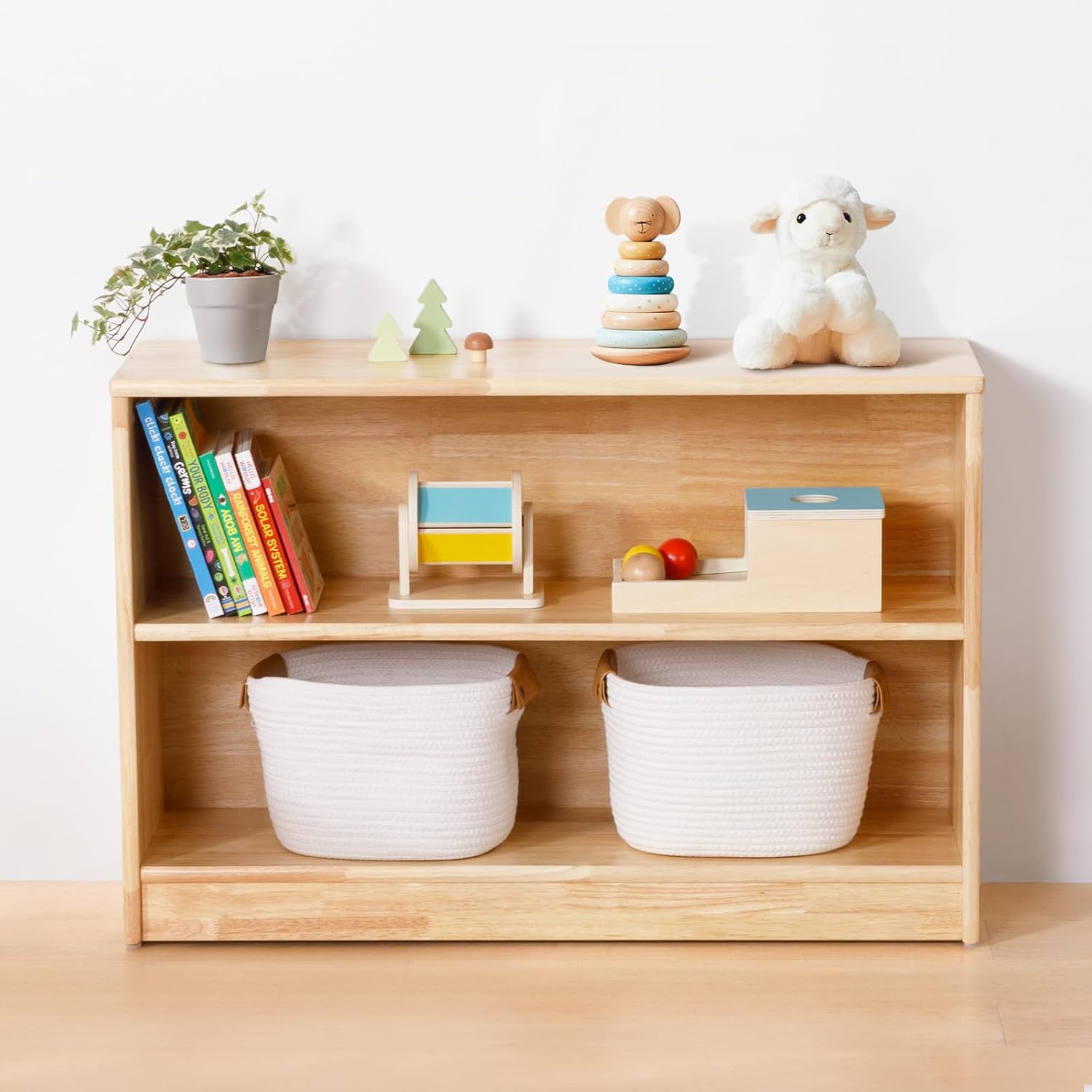 ชั้นวางของเล่นแบบมอนเตสซอรี่ 2 - Montessori Shelf Toy บทวิจารณ์และราคา