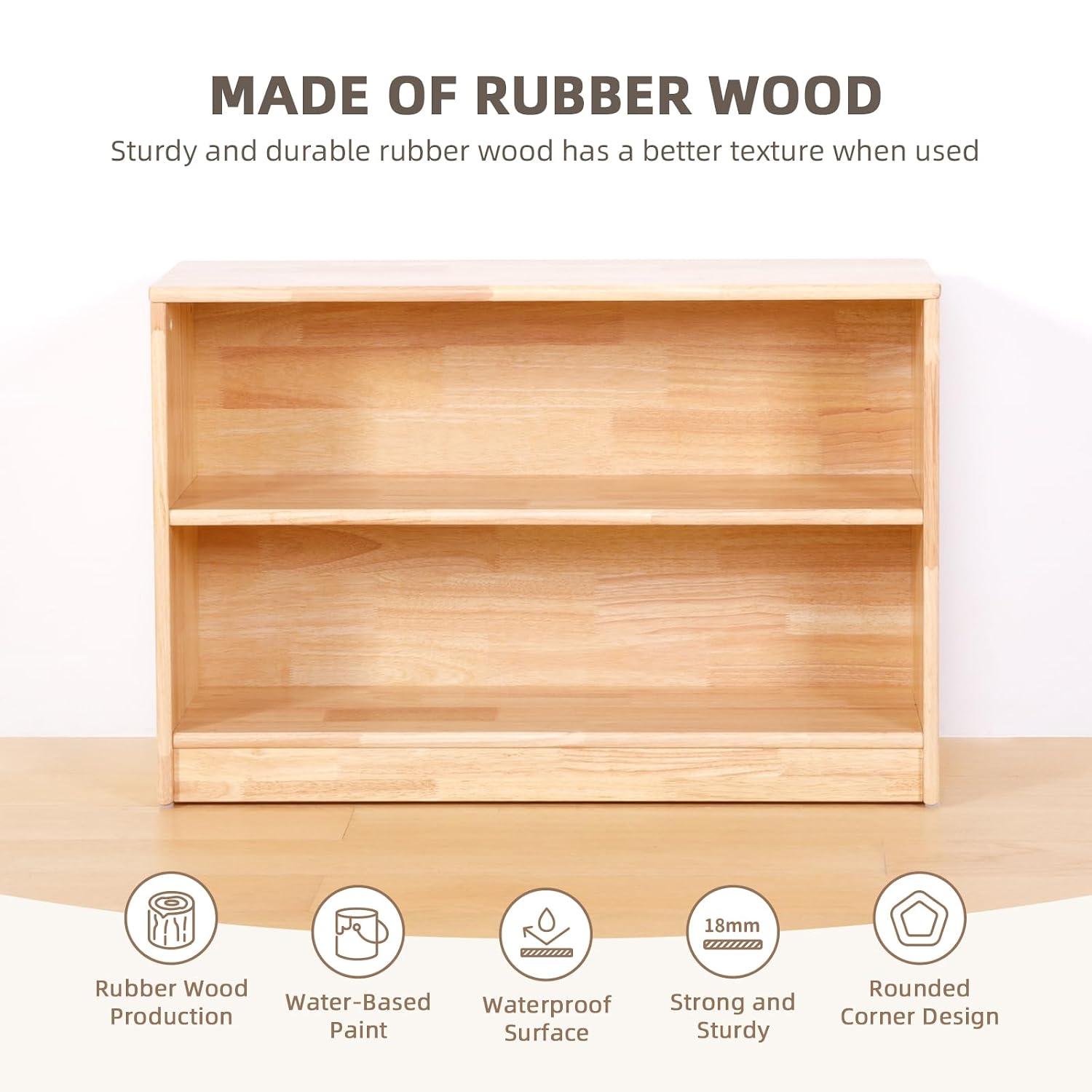 ชั้นวางของเล่นแบบมอนเตสซอรี่ 2 - Montessori Shelf Toy บทวิจารณ์และราคา