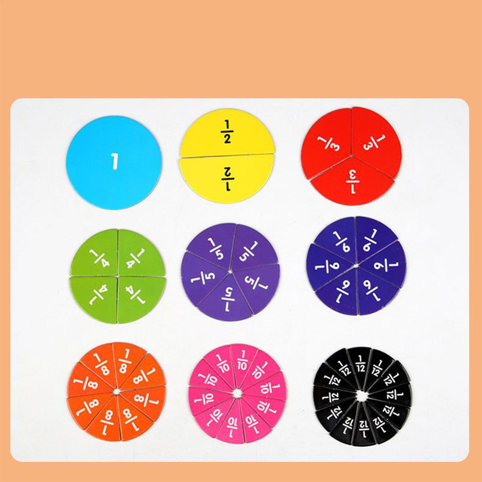 เศษส่วนแมนิพุลาทีฟการศึกษาคณิต - Math Manipulative Set บทวิจารณ์และราคา