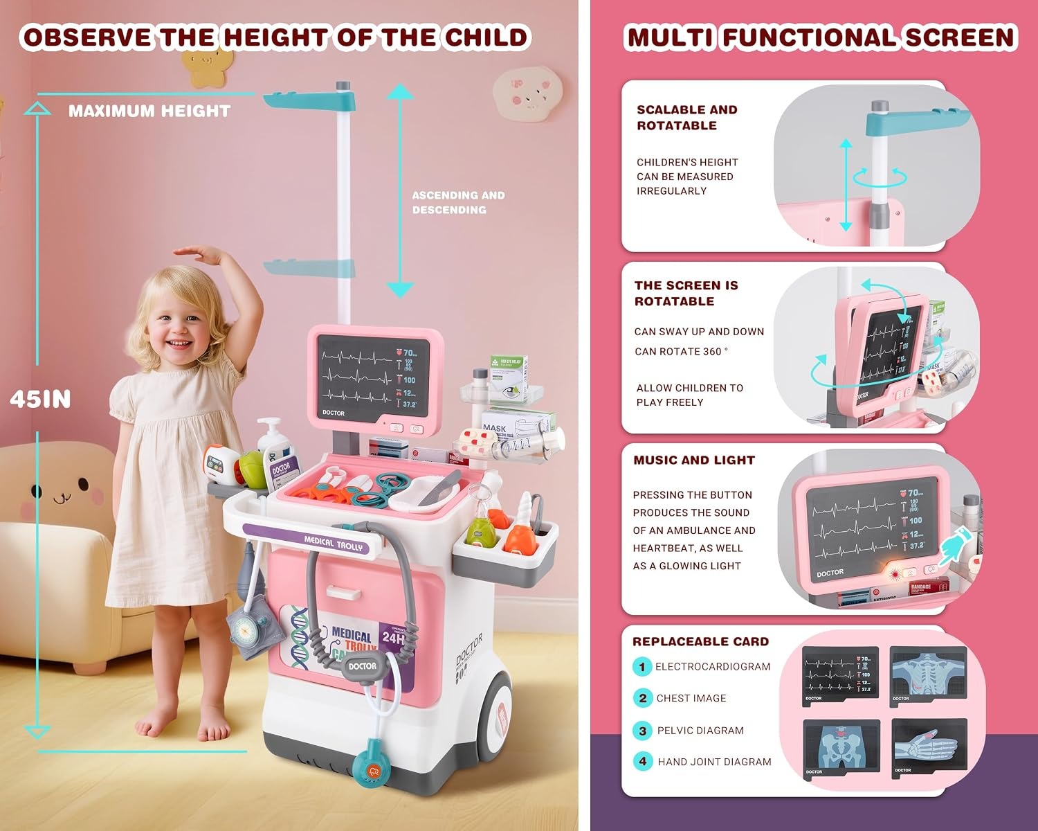 ชุดของเล่นคุณหมอเด็กสุดหรู ชุด - Kids Doctor Education บทวิจารณ์และราคา