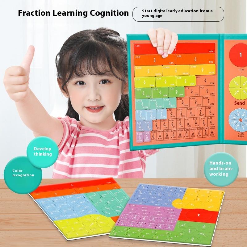 ชุดตัวต่อเศษส่วนแม่เหล็กสำหรับ - Math Manipulative Set บทวิจารณ์และราคา