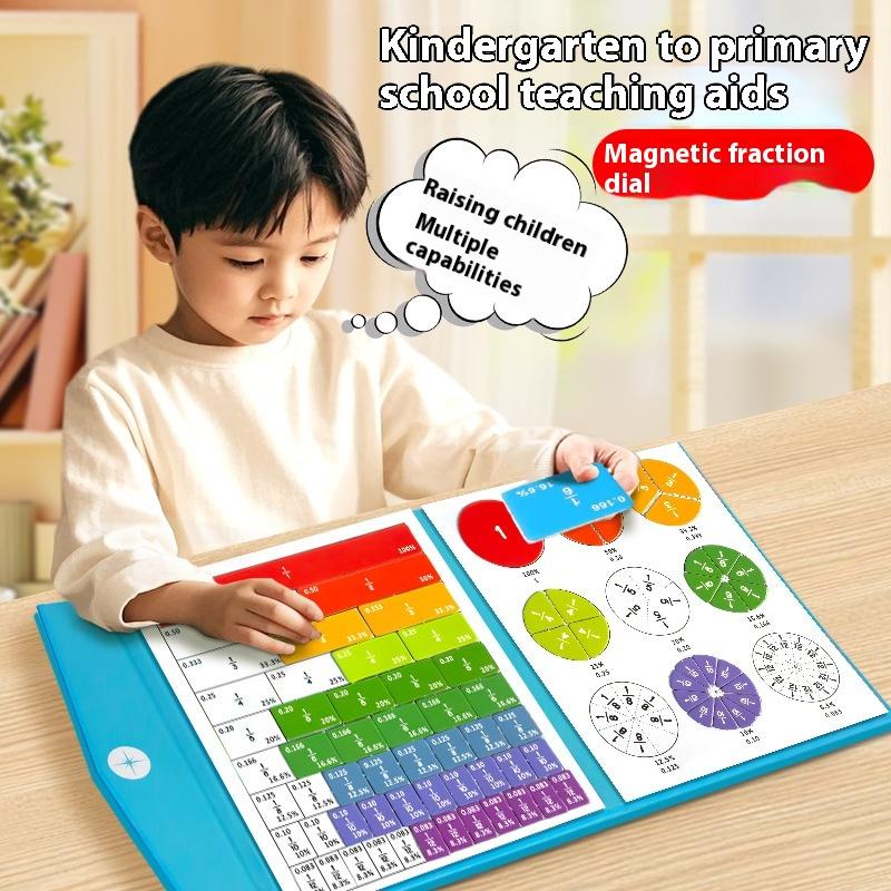 ชุดตัวต่อเศษส่วนแม่เหล็กสำหรับ - Math Manipulative Set บทวิจารณ์และราคา