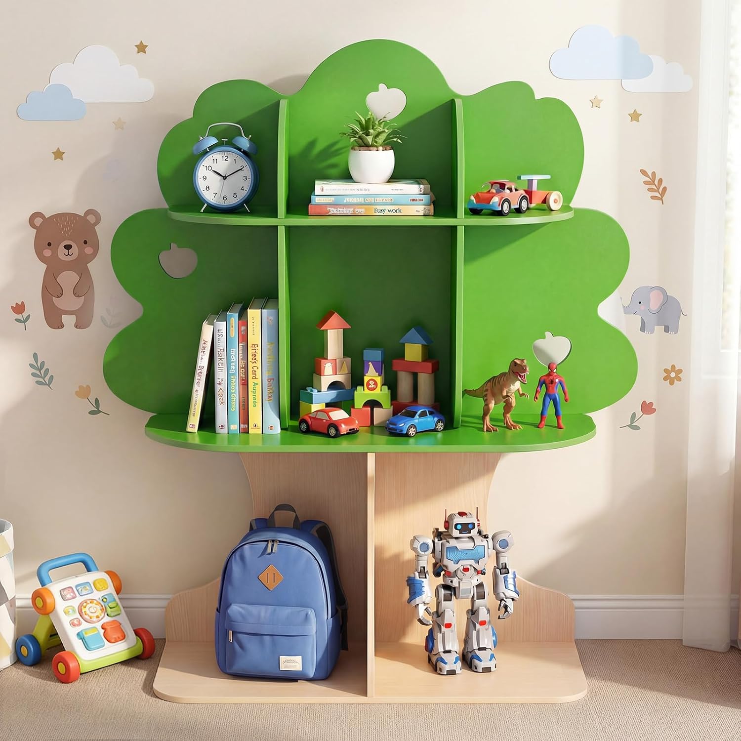 ชั้นวางหนังสือสำหรับเด็ก 3 ชั้ - Montessori Shelf Toy บทวิจารณ์และราคา