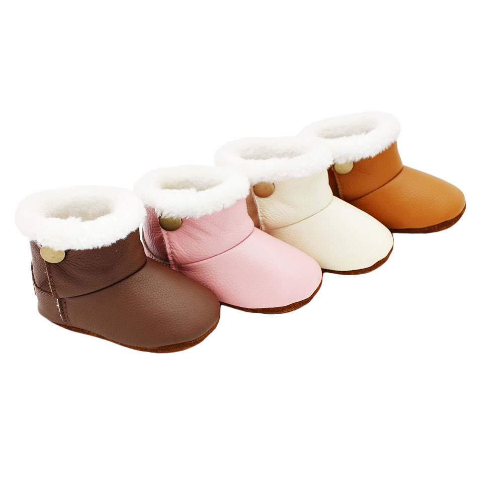 รองเท้าบูทหนังสำหรับเด็กทารก ร - Kids First Education บทวิจารณ์และราคา