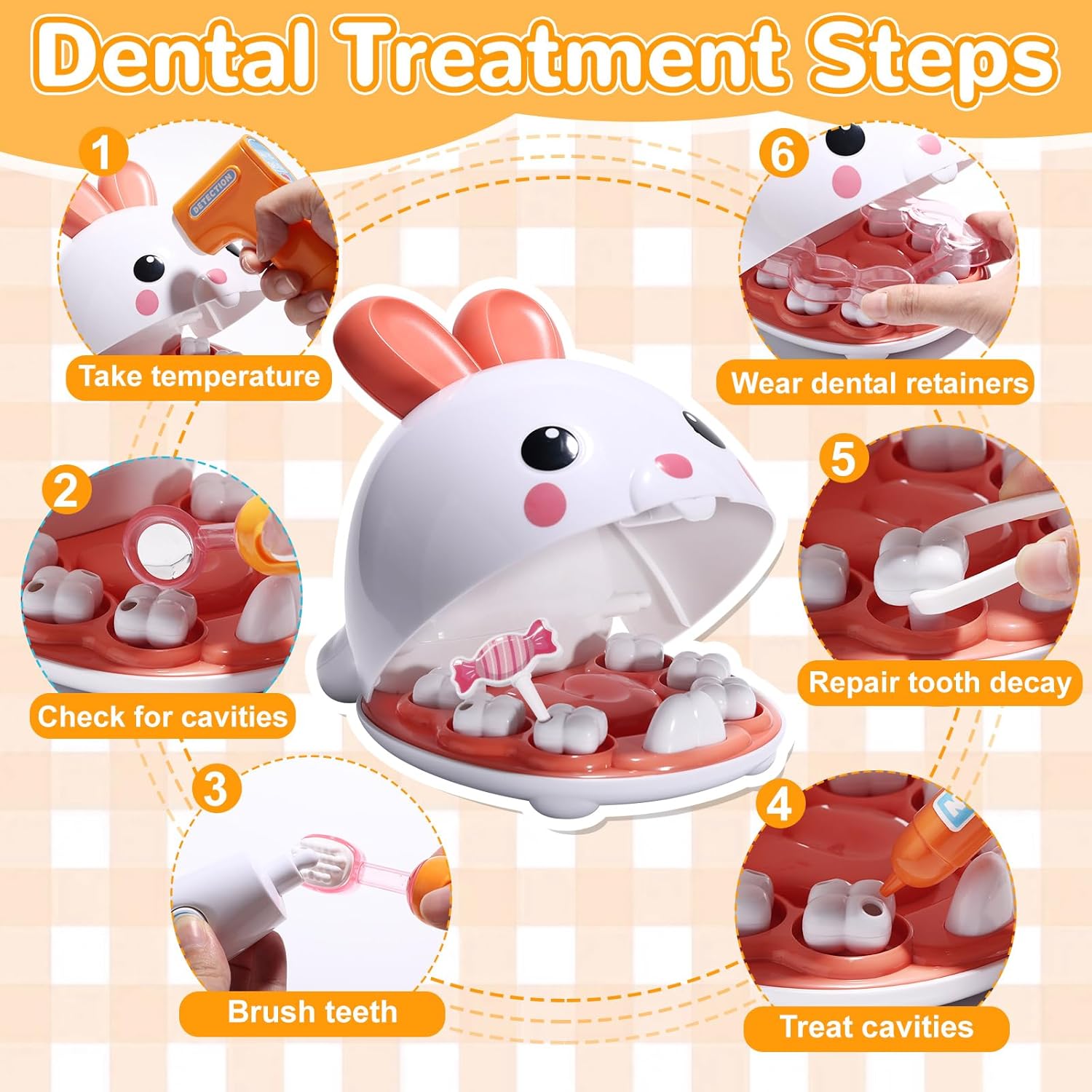 ชุดหมอฟัน ชุดของเล่นจำลอง ชุดเ - Kids Doctor Education บทวิจารณ์และราคา