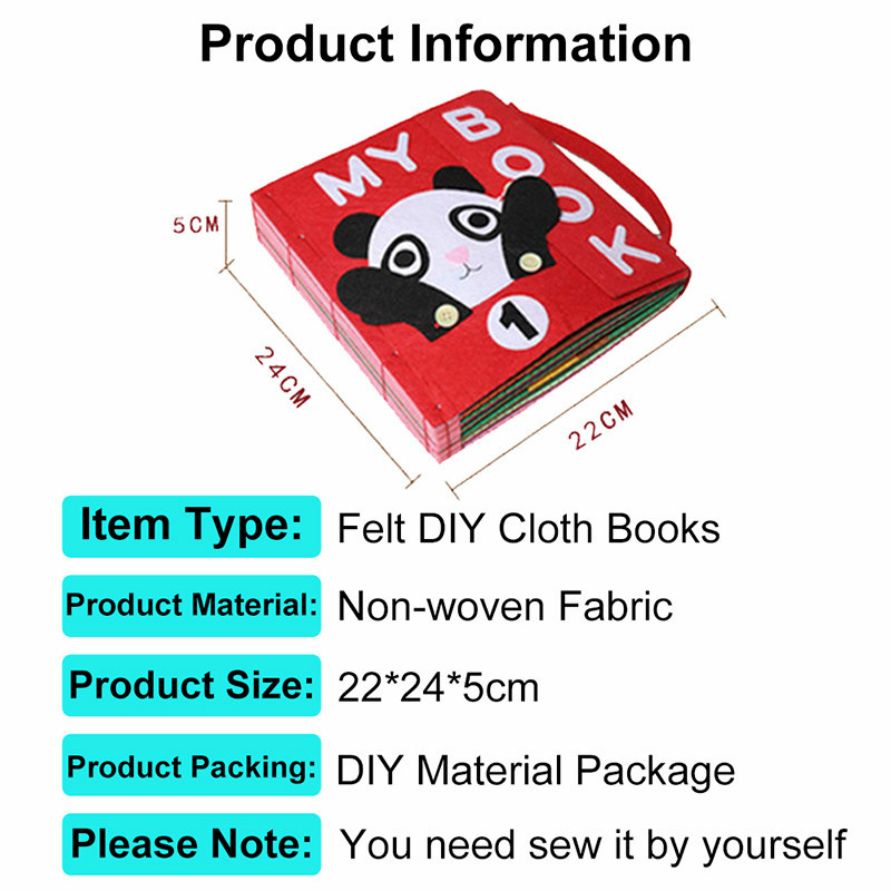 ไม่ทอผ้าเย็บผ้า DIY ผ้าทำด้วยม - Kids First Education บทวิจารณ์และราคา