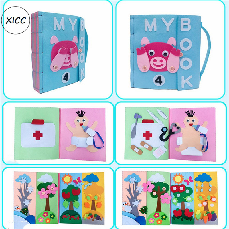 ไม่ทอผ้าเย็บผ้า DIY ผ้าทำด้วยม - Kids First Education บทวิจารณ์และราคา