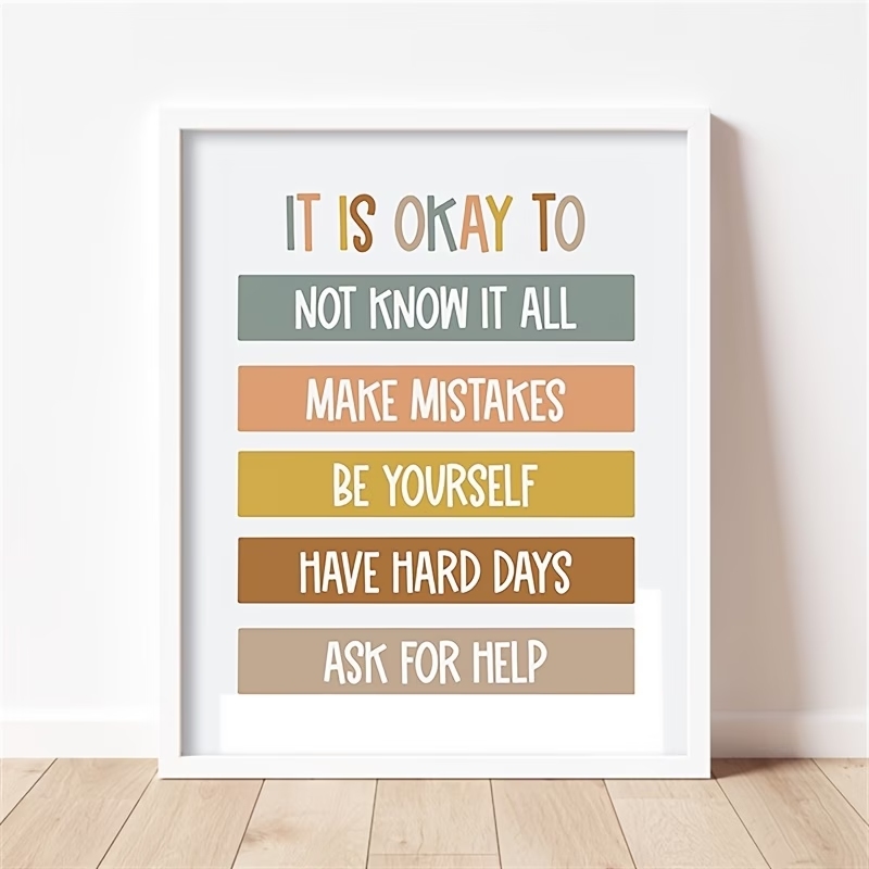 คำคมการศึกษาในห้องเรียนสไตล์โบ - Kids Education Quote บทวิจารณ์และราคา