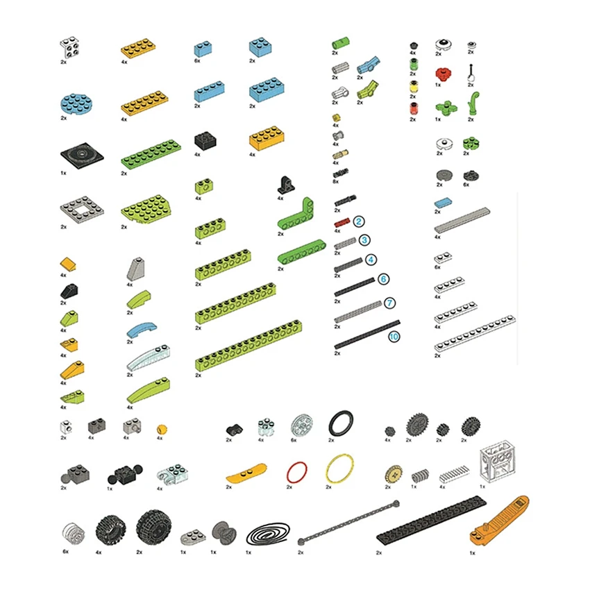 ชิ้นส่วนตัวต่อ Technic WeDo 2. - Kids Education Pdf บทวิจารณ์และราคา