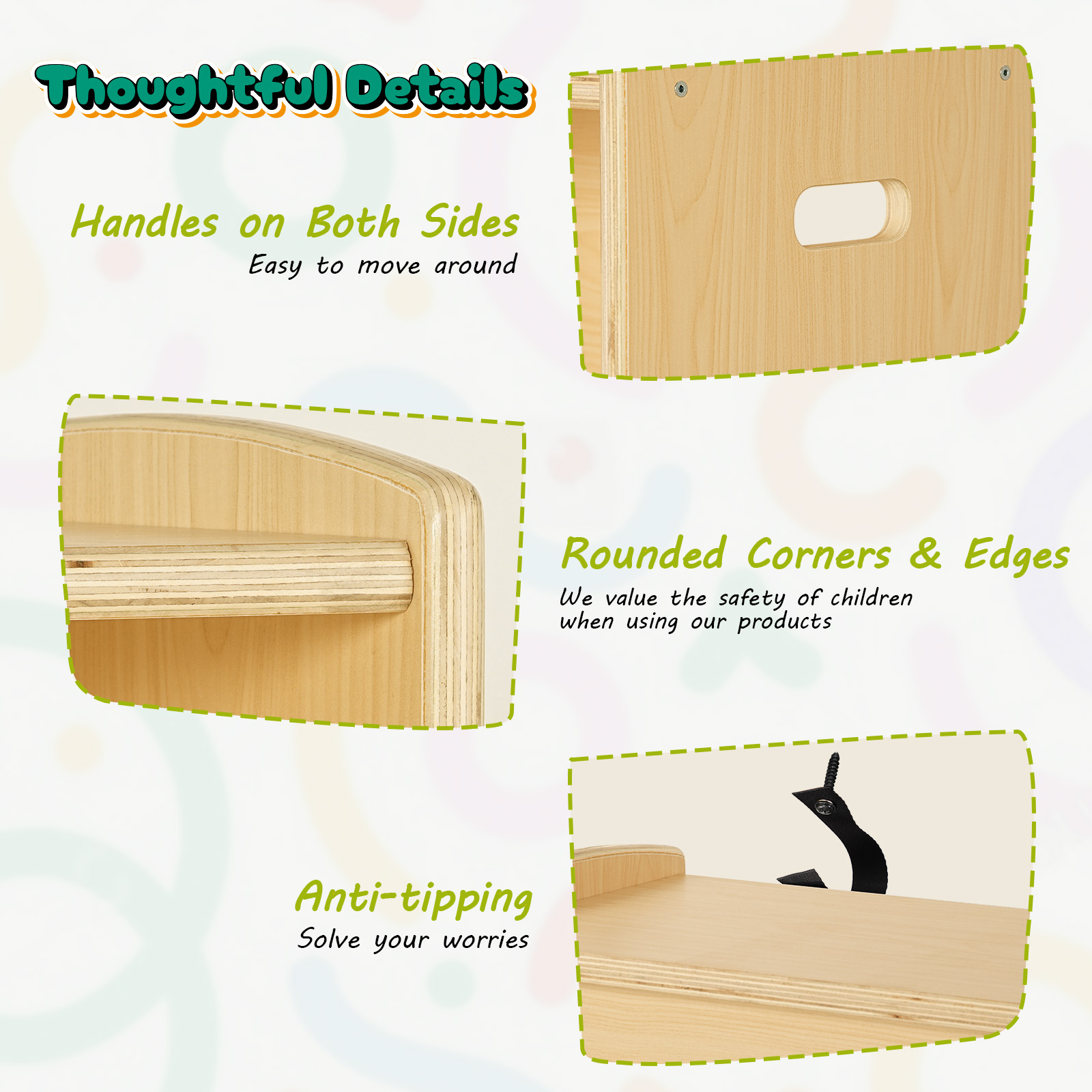 ตู้ไม้มอนเตสซอรี่ 2 ชั้นสำหรับ - Montessori Shelf Toy บทวิจารณ์และราคา