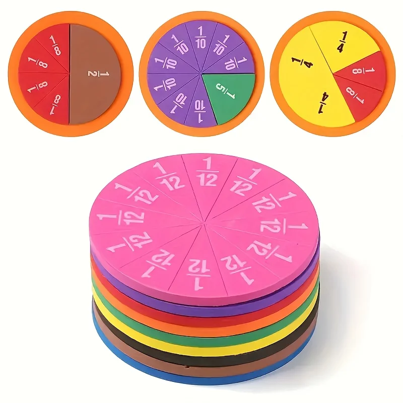 ชุดอุปกรณ์คณิตศาสตร์เศษส่วน 9  - Math Manipulative Set บทวิจารณ์และราคา