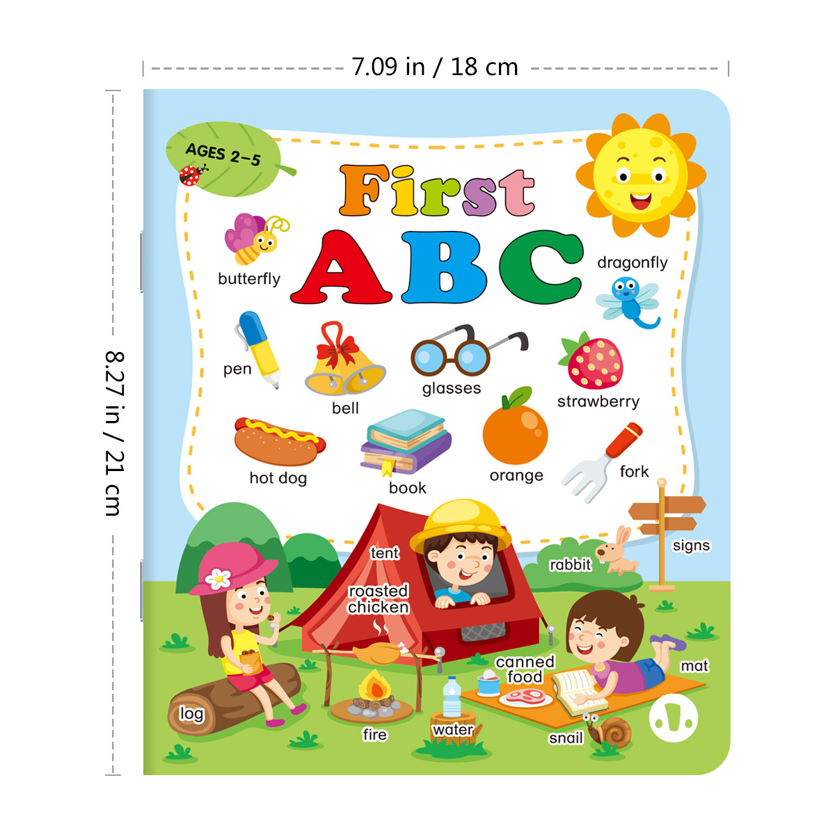 หนังสือตัวอักษร ABC เล่มแรกสำห - Kids First Education บทวิจารณ์และราคา