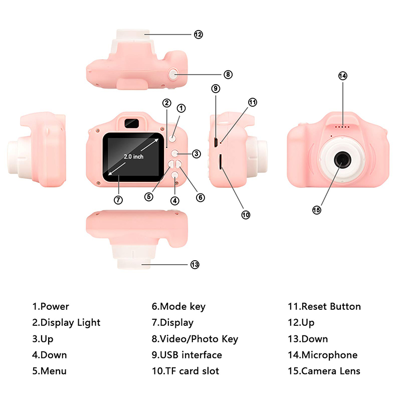 กล้องของเล่นเด็ก มินิ HD กล้อง - Kids Education Video บทวิจารณ์และราคา