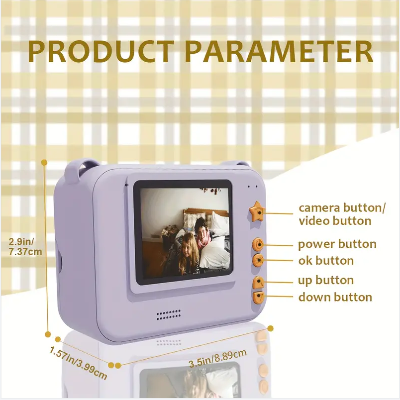 กล้องถ่ายภาพของเด็กดิจิตอลสำหร - Kids Education Video บทวิจารณ์และราคา
