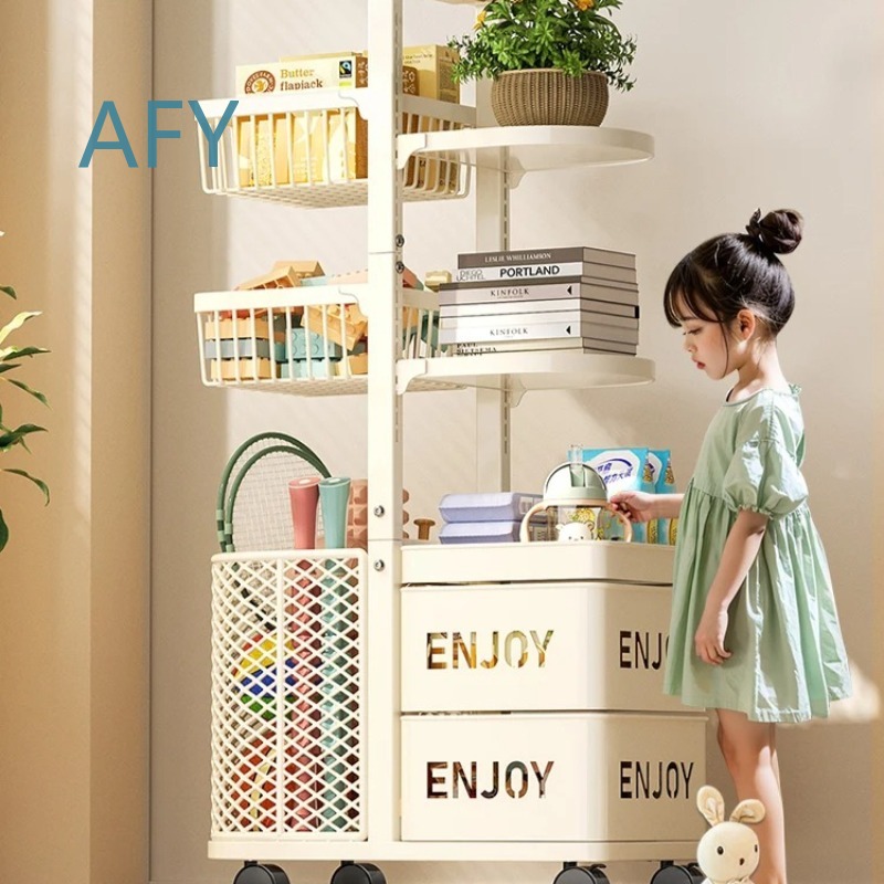 รถเข็นเก็บของเล่นเด็กแบบหลายชั - Montessori Shelf Toy บทวิจารณ์และราคา