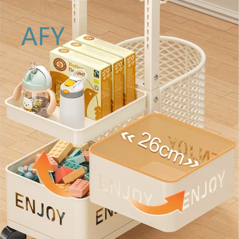 รถเข็นเก็บของเล่นเด็กแบบหลายชั - Montessori Shelf Toy บทวิจารณ์และราคา