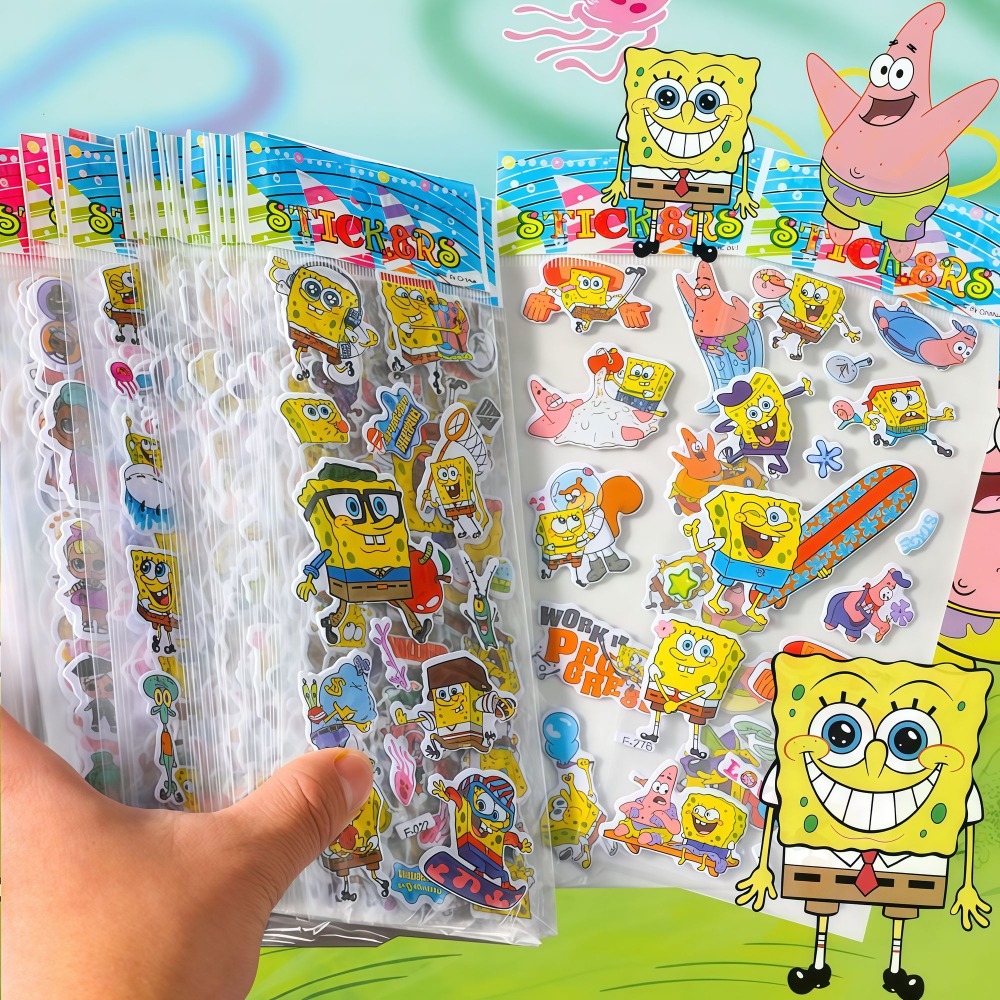 สติกเกอร์ 3 มิติ สพันจ์บ็อบ 12 - Kids First Education บทวิจารณ์และราคา