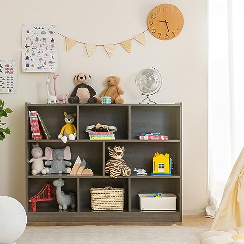 ชั้นวางหนังสือ 3 ชั้นสำหรับเด็ - Montessori Shelf Toy บทวิจารณ์และราคา
