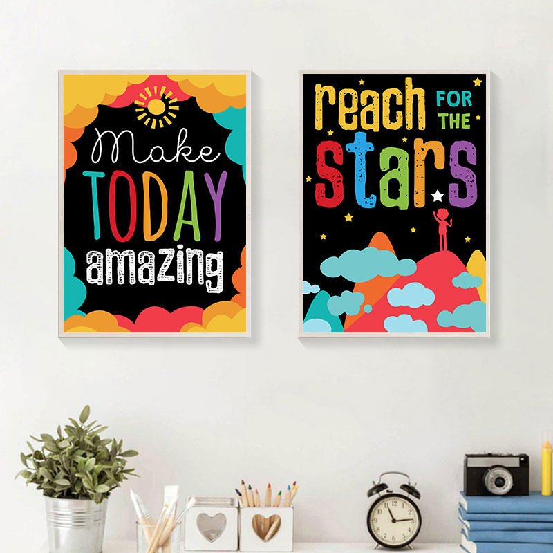 สีสันน่ารัก Dream คําคมใหญ่ผ้า - Kids Education Quote บทวิจารณ์และราคา