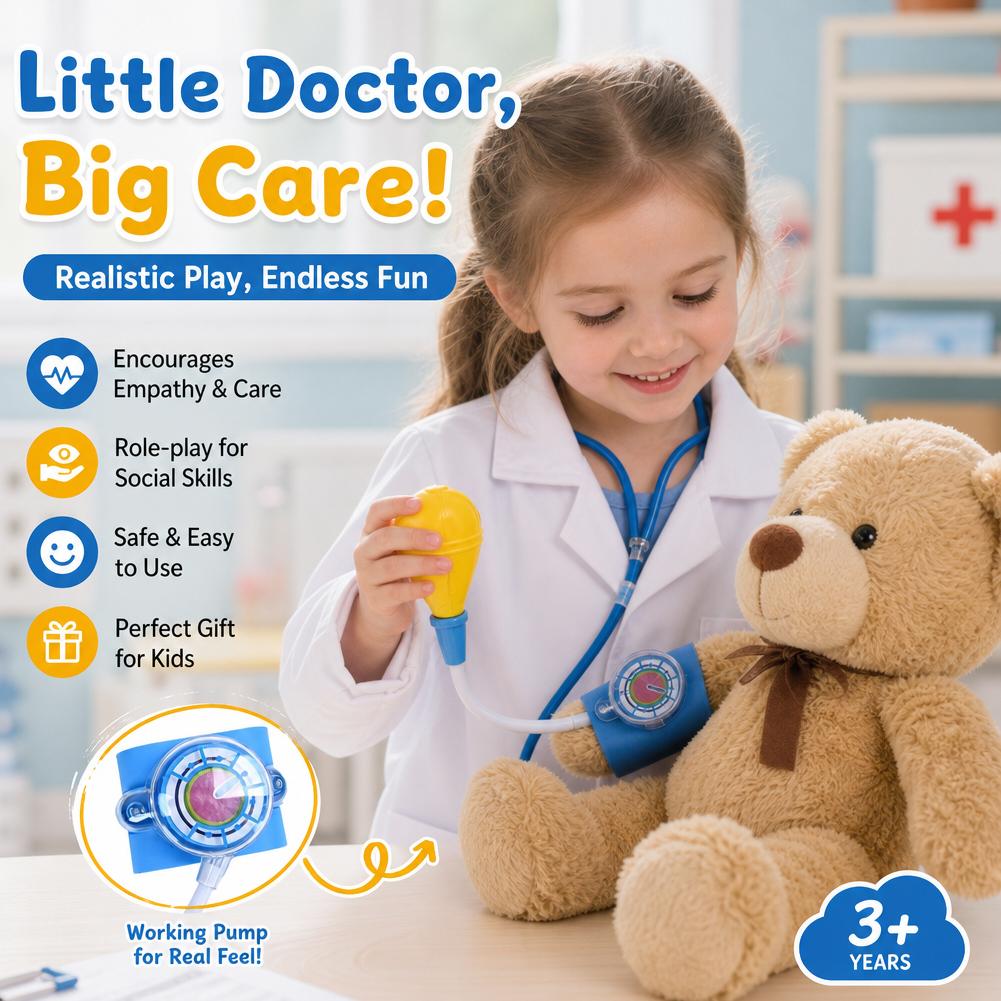 ชุดของเล่นหมอสำหรับเด็ก - เครื - Kids Doctor Education บทวิจารณ์และราคา