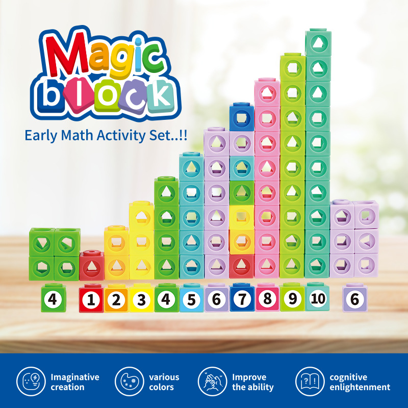 บล็อกตัวต่อดิจิทัล 1-10 ชุดลูก - Math Manipulative Set บทวิจารณ์และราคา