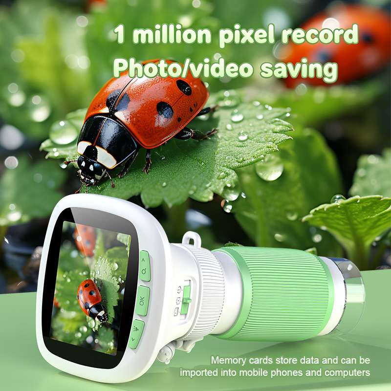 กล้องจุลทรรศน์ดิจิตอลแบบพกพาสำ - Kids Education Video บทวิจารณ์และราคา