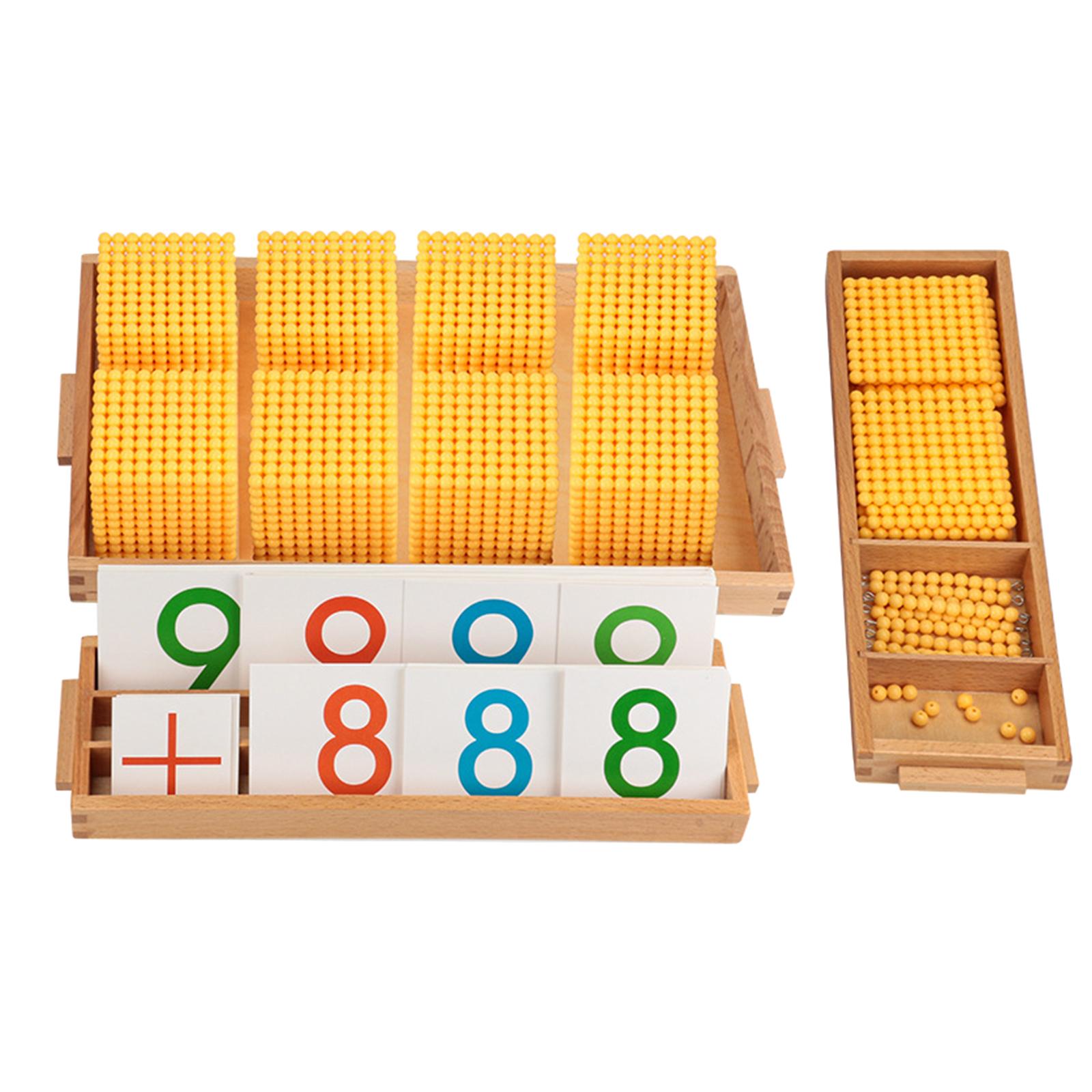 ชุดลูกปัดมอนเตสซอรี่ ของเล่นคณ - Math Manipulative Set บทวิจารณ์และราคา