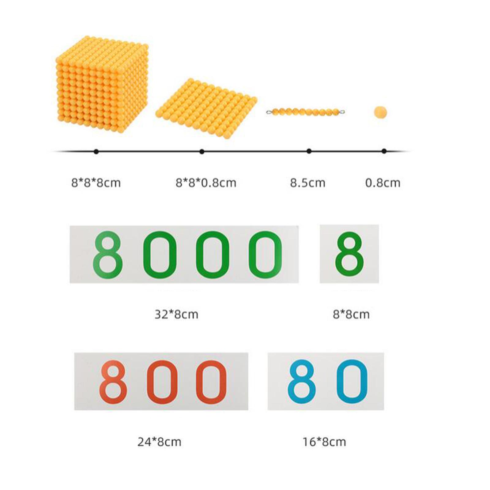 ชุดลูกปัดมอนเตสซอรี่ ของเล่นคณ - Math Manipulative Set บทวิจารณ์และราคา