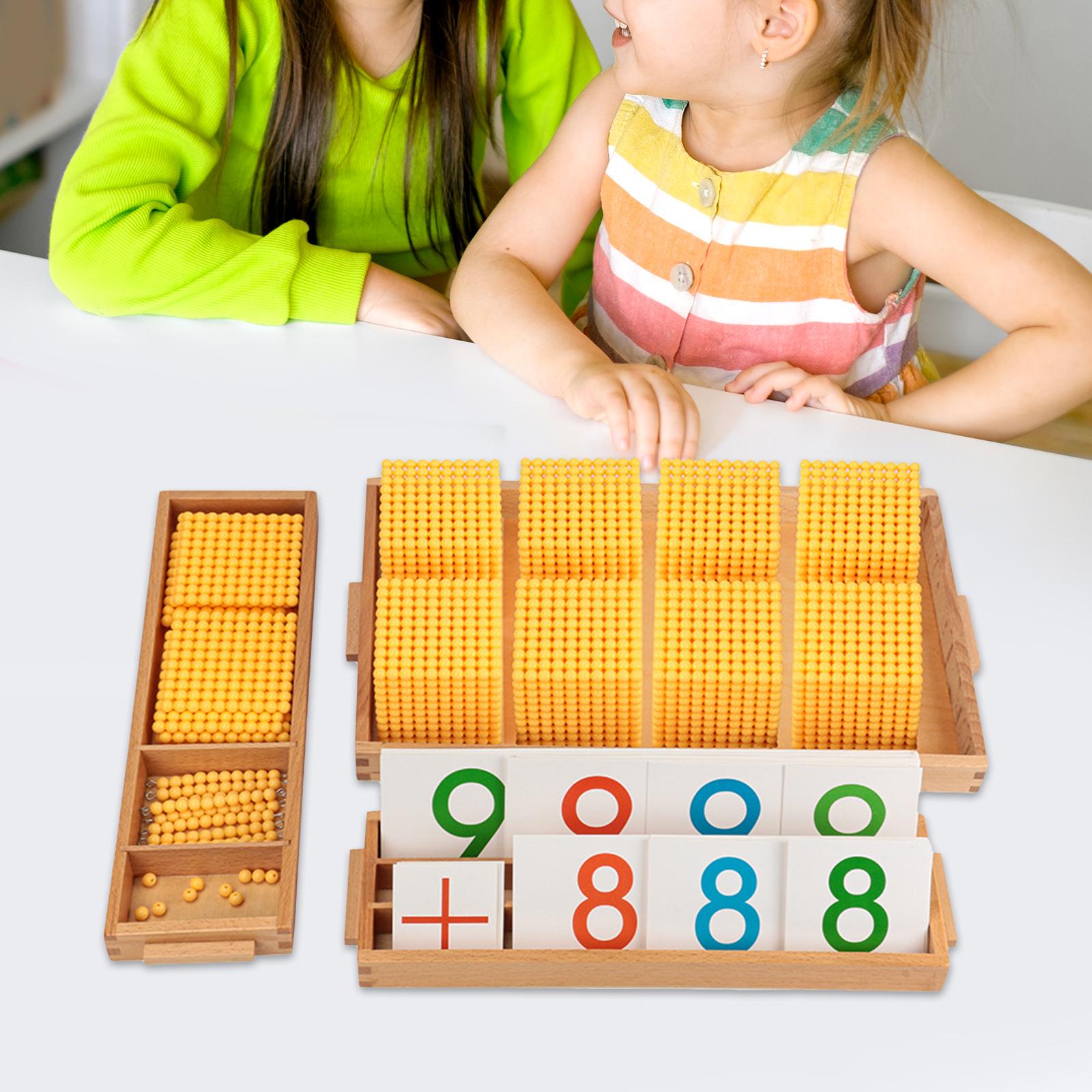 ชุดลูกปัดมอนเตสซอรี่ ของเล่นคณ - Math Manipulative Set บทวิจารณ์และราคา