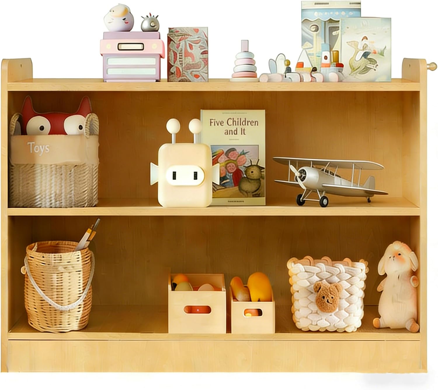 ชั้นวางหนังสือเด็กแบบมอนเตสซอร - Montessori Shelf Toy บทวิจารณ์และราคา
