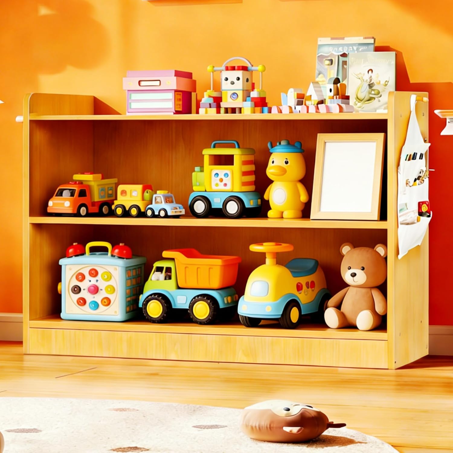 ชั้นวางหนังสือเด็กแบบมอนเตสซอร - Montessori Shelf Toy บทวิจารณ์และราคา