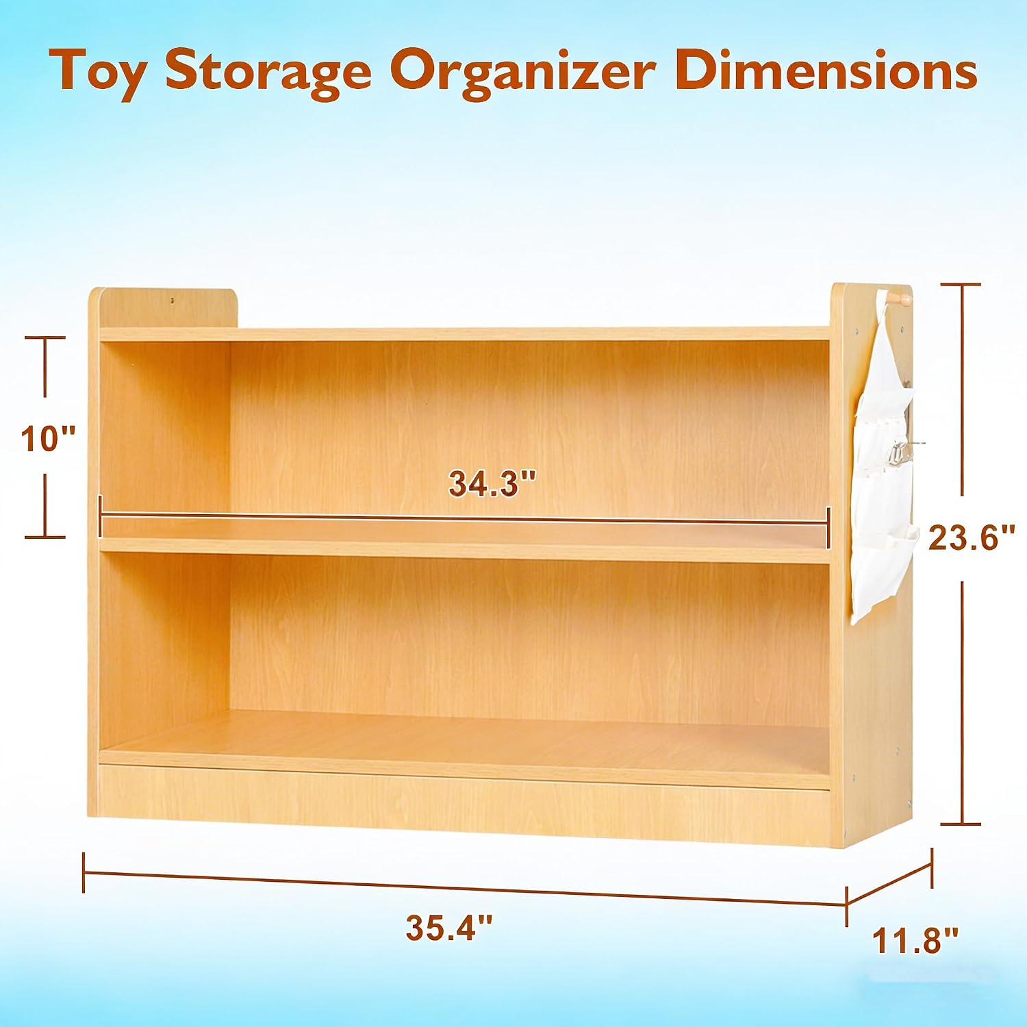 ชั้นวางหนังสือเด็กแบบมอนเตสซอร - Montessori Shelf Toy บทวิจารณ์และราคา