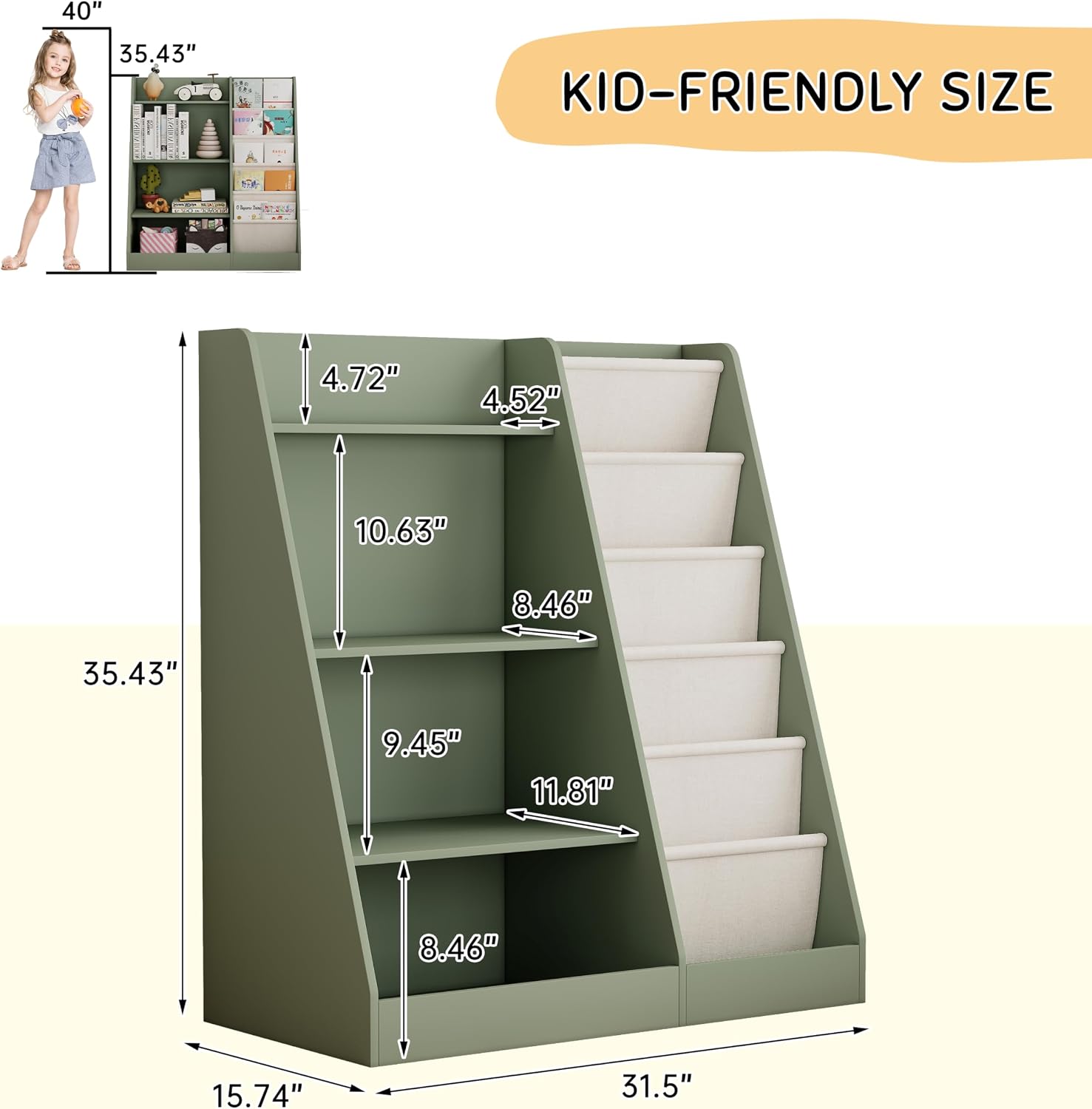 ชั้นวางหนังสือและที่เก็บของเล่ - Montessori Shelf Toy บทวิจารณ์และราคา